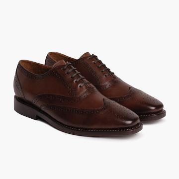 Thursday Boots Aviator Leder Lederschuhe Herren Kaffee | AT240UZG