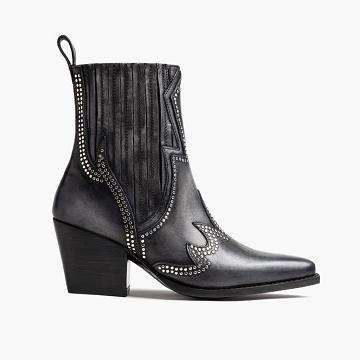 Thursday Boots Boots Icon Leder Stöckelschuhe Damen Grau | AT400EBC