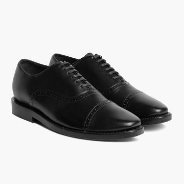 Thursday Boots Broadway Leder Lederschuhe Herren Schwarz | AT243RVD