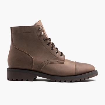 Thursday Boots Captain Leder Rugged & Resilient Stiefel Herren Braun | AT144NWY