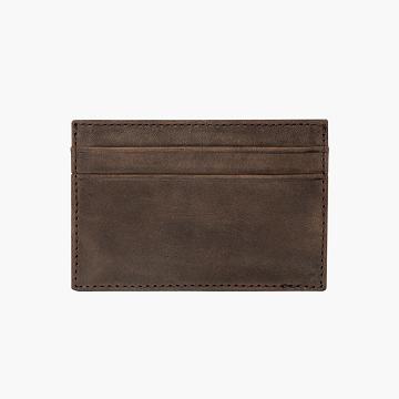 Thursday Boots Card Holder Leder Klassische Geldbörse Herren Braun | AT172VRW