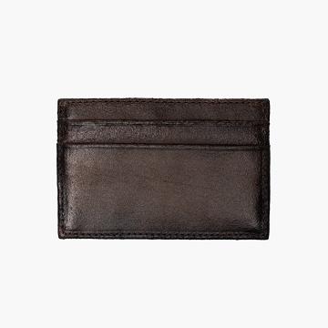 Thursday Boots Card Holder Leder Klassische Geldbörse Herren Kaffee | AT183ATL