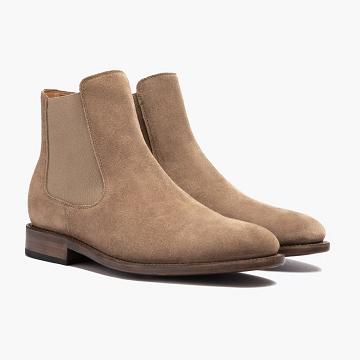 Thursday Boots Cavalier Wildleder Chelsea Boots Herren Khaki | AT21KOR