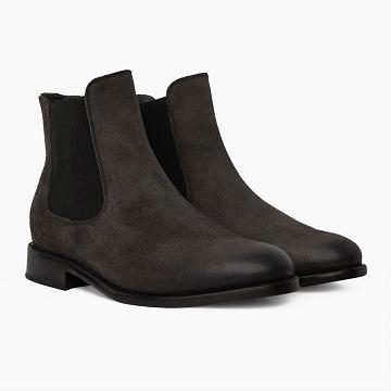 Thursday Boots Cavalier Wildleder Chelsea Boots Herren Grau | AT22JPQ