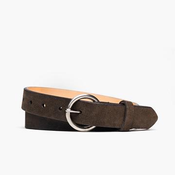 Thursday Boots Circle Wildleder Gürtel Damen Olivgrün | AT390DFM29