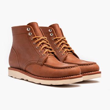 Thursday Boots Diplomat Leder Schnürstiefel Herren Braun | AT94VRW
