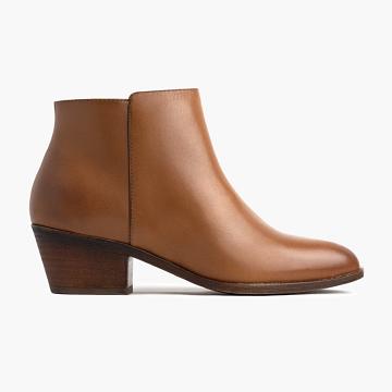 Thursday Boots Downtown Leder Stiefeletten Damen Braun | AT354VRW