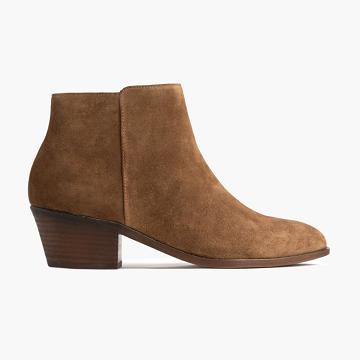Thursday Boots Downtown Wildleder Stiefeletten Damen Braun | AT355CTV