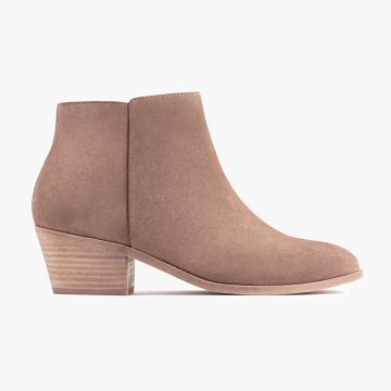 Thursday Boots Downtown Wildleder Stiefeletten Damen Rosa Braun | AT356XYU