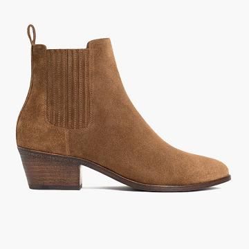 Thursday Boots Dreamer Wildleder Stiefeletten Damen Kaffee | AT383ZUT