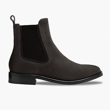 Thursday Boots Duchess Wildleder Chelsea Boots Damen Grau | AT368OKI