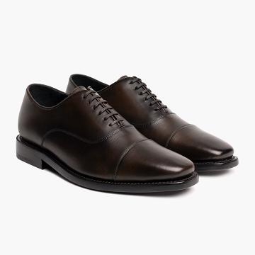 Thursday Boots Executive Leder Klassische Lederschuhe Herren Kaffee | AT248NWY