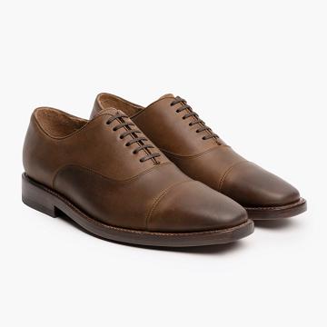 Thursday Boots Executive Leder Lederschuhe Herren Kaffee | AT244EBC