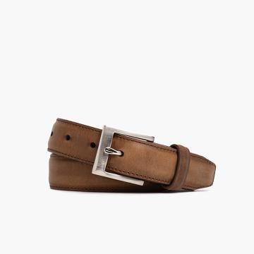 Thursday Boots Klassische Leder Gürtel Herren Braun Kaffee | AT295RVD