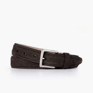 Thursday Boots Klassische Wildleder Gürtel Damen Olivgrün | AT390DFM32