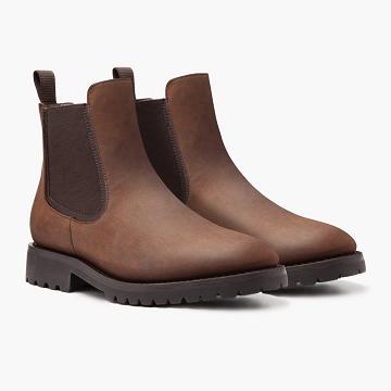 Thursday Boots Legend Leder Chelsea Boots Herren Braun | AT33YXF