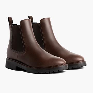 Thursday Boots Legend Leder Chelsea Boots Herren Kaffee | AT34TCE