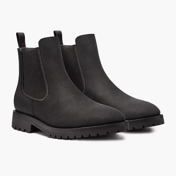 Thursday Boots Legend Leder Chelsea Boots Herren Schwarz | AT35RVD