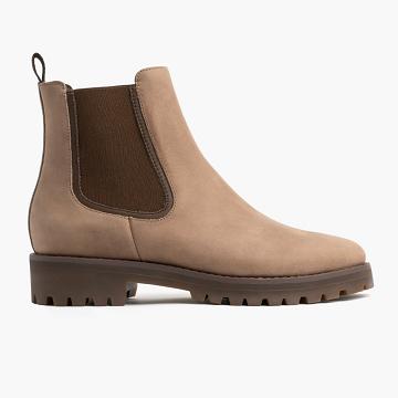 Thursday Boots Legend Leder Chelsea Boots Damen Braun | AT381CTV