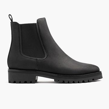 Thursday Boots Legend Leder Stiefel Damen Schwarz | AT390DFM15