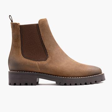 Thursday Boots Legend Wildleder Stiefel Damen Braun | AT390DFM19