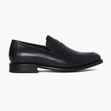Thursday Boots Lincoln Leder Lederschuhe Herren Schwarz | AT252XYU