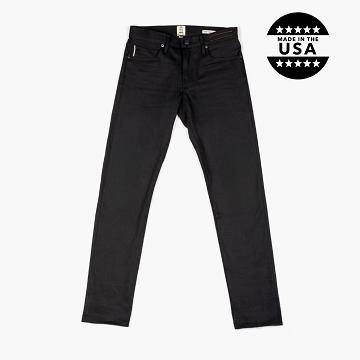 Thursday Boots Pen Slim Fit Baumwoll Jeans Herren Schwarz | AT274NWY