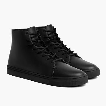 Thursday Boots Premier High Tops Leder Sneakers Herren Schwarz | AT214UZG