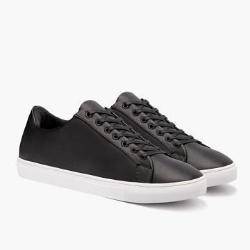 Thursday Boots Premier Low Tops Leder Sneakers Herren Schwarz | AT223ATX