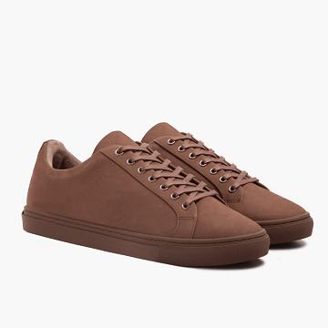 Thursday Boots Premier Low Tops Nubuck Sneakers Herren Braun | AT228LIS