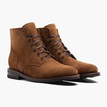 Thursday Boots President Wildleder Schnürstiefel Herren Braun | AT114EBC