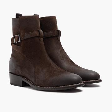Thursday Boots Rogue Wildleder Chelsea Boots Herren Bordeaux | AT38QMA