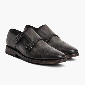 Thursday Boots Saint Leder Lederschuhe Herren Grau | AT255KOR