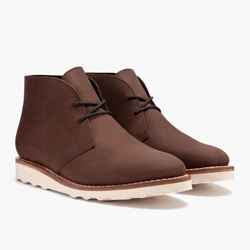 Thursday Boots Scout Leder Chukka Stiefel Herren Braun | AT53ATL