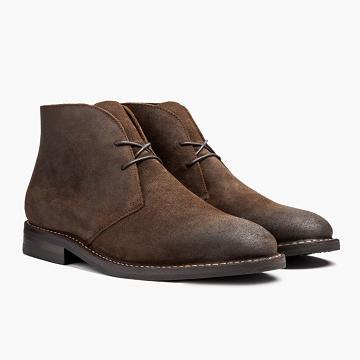 Thursday Boots Scout Wildleder Chukka Stiefel Herren Kaffee | AT61RVD