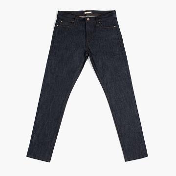 Thursday Boots Selvedge Slim Tapered Baumwoll Jeans Herren Navy | AT276VRW