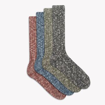 Thursday Boots Sodello Klassische Boot Baumwoll 4-Pack Socken Damen Mehrfarbig | AT390DFM38