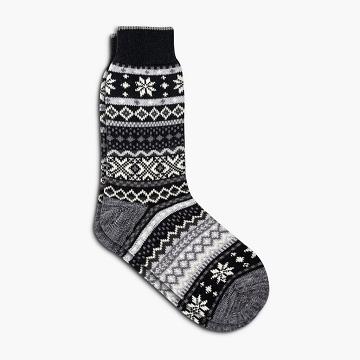 Thursday Boots Sodello Norwegian Baumwoll Multicolor Socken Damen Schwarz | AT390DFM57